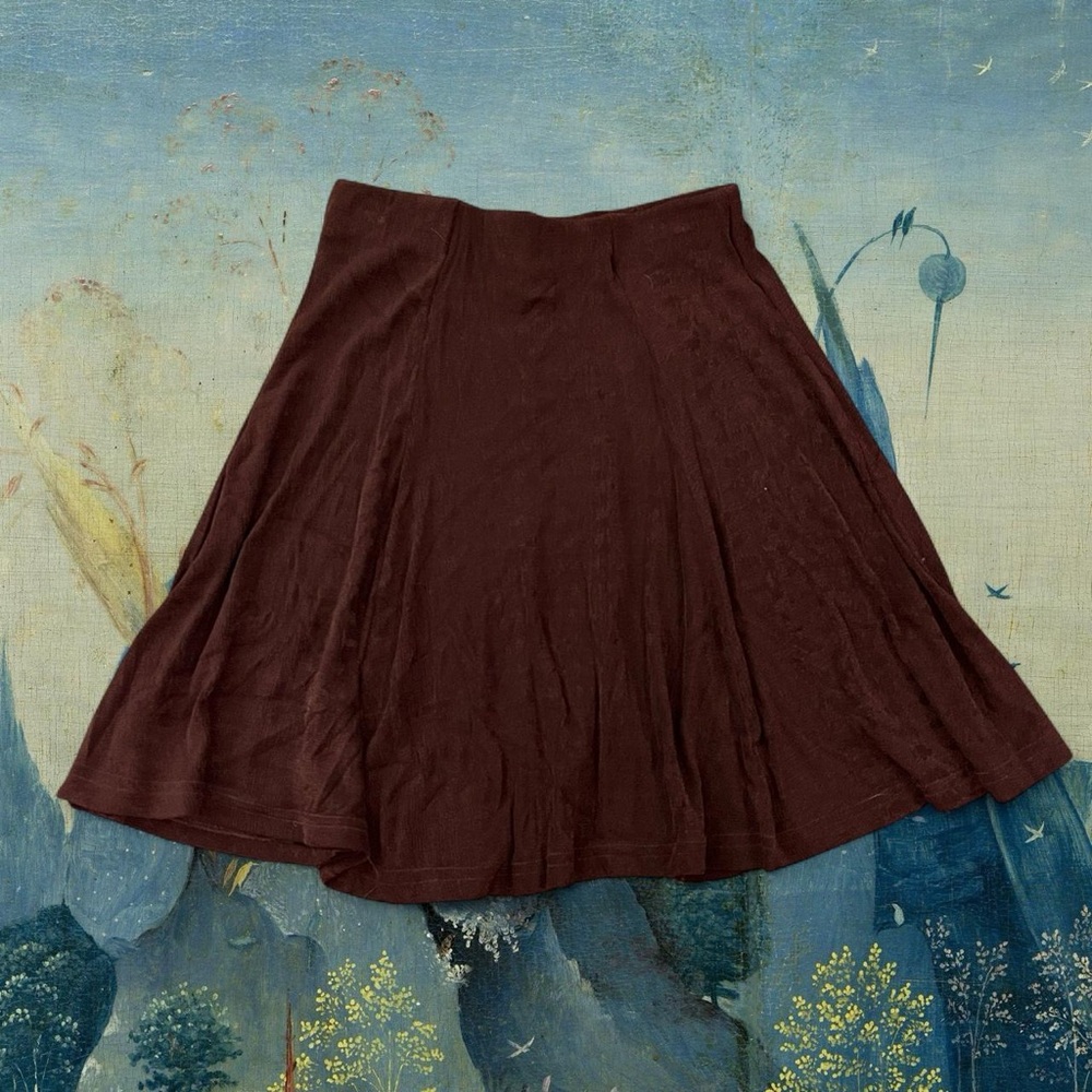 90s brown sailor skirt - Picture 2 of 4